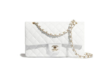 Chanel Classic White Handbag