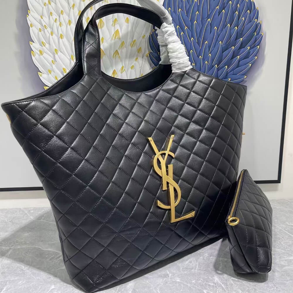 YSL ICARE TOTE MINI with box dustbag paper bag, Luxury, Bags