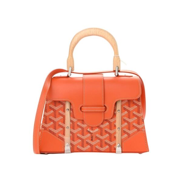 GOYARD Orange Saigon PM Handbag