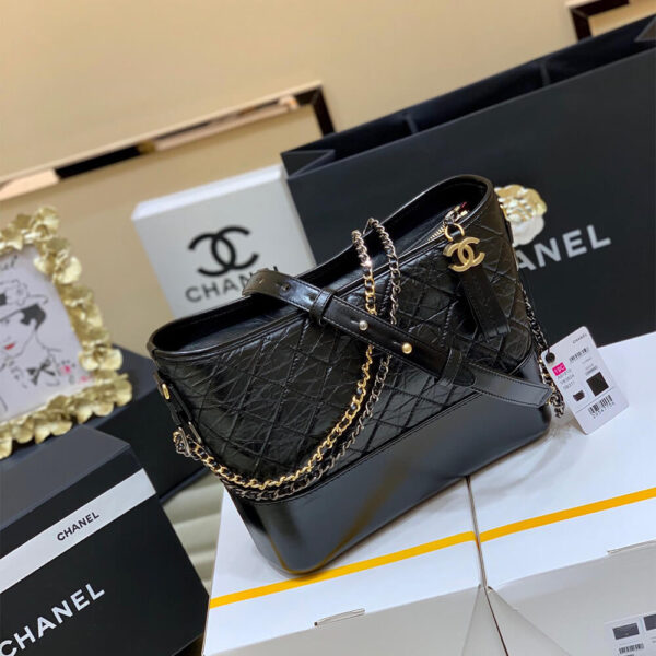 Chanel Gabrielle Hobo Handbag - Black