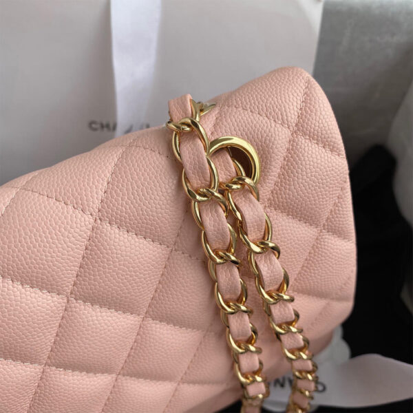 Chanel Pink Classic Flap Purse