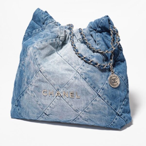 Chanel 22 Denim Handbag