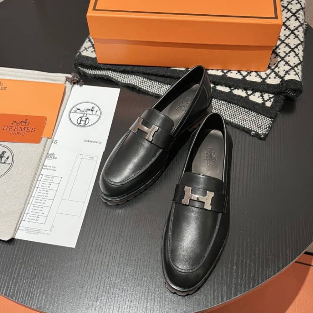 Popular Hermes Faubourg Loafers - Madam Ford