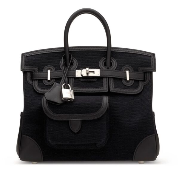 Limited Edition Black Hermes Cargo Birkin size 25