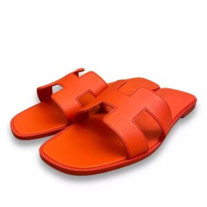 Hermes Rouge Jaipur Oran Sandals